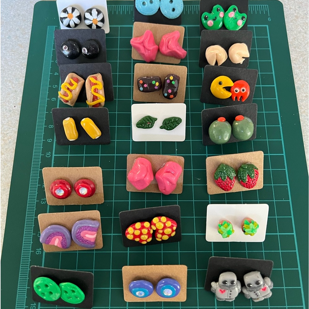 Polymer Clay Earring lot